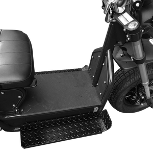 Scooterpac | Invader Off Road 16mph Electric trike Mobility Scooter 30 Mile range, black colour