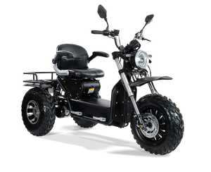 Scooterpac | Invader Off Road 16mph Electric Mobility Scooter 30 Mile range, black colour