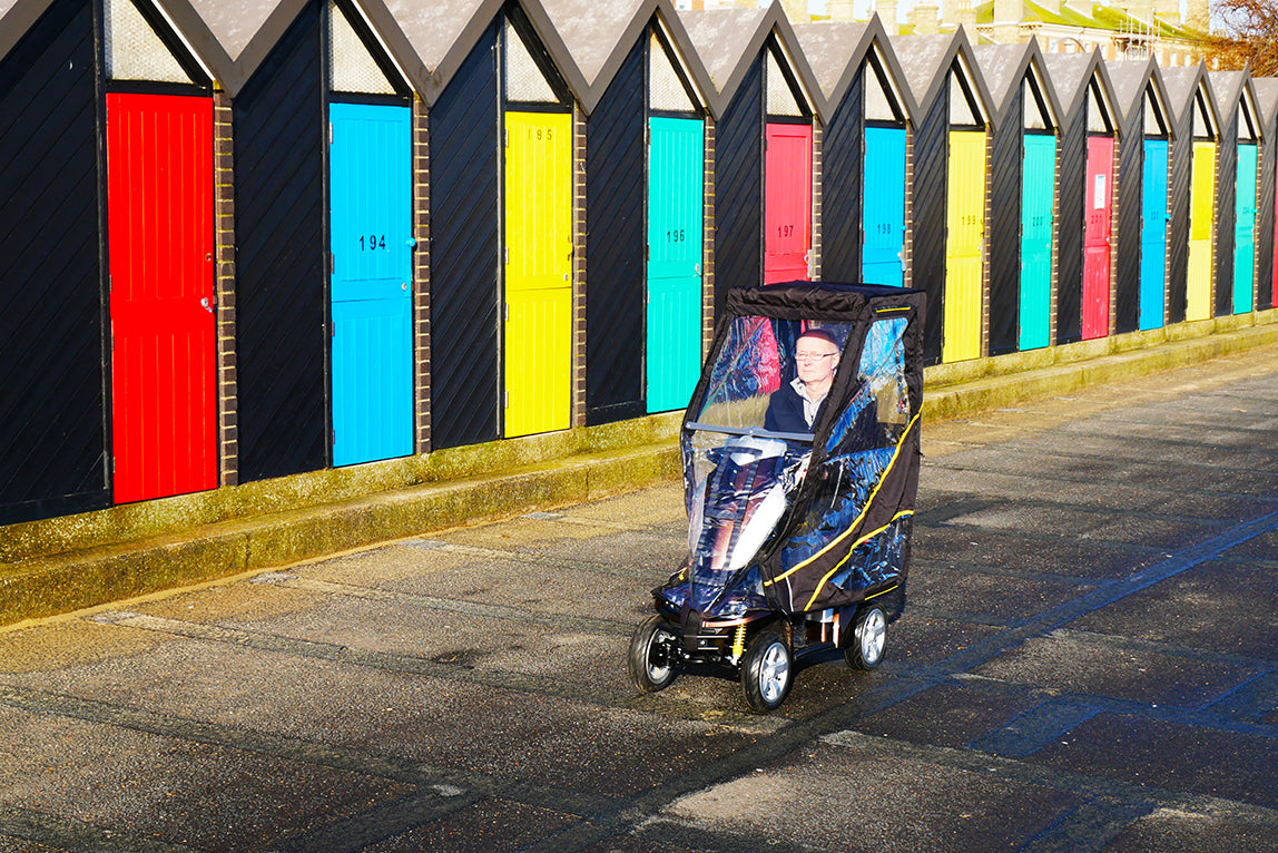 Scooterpac Universal Foldaway Canopy Scooter Mobility Scooters All-Weather Protection for Your Ride