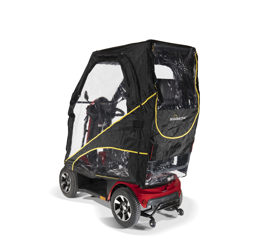 Scooterpac Universal Foldaway Canopy Scooter Mobility Scooters All-Weather Protection for Your Ride