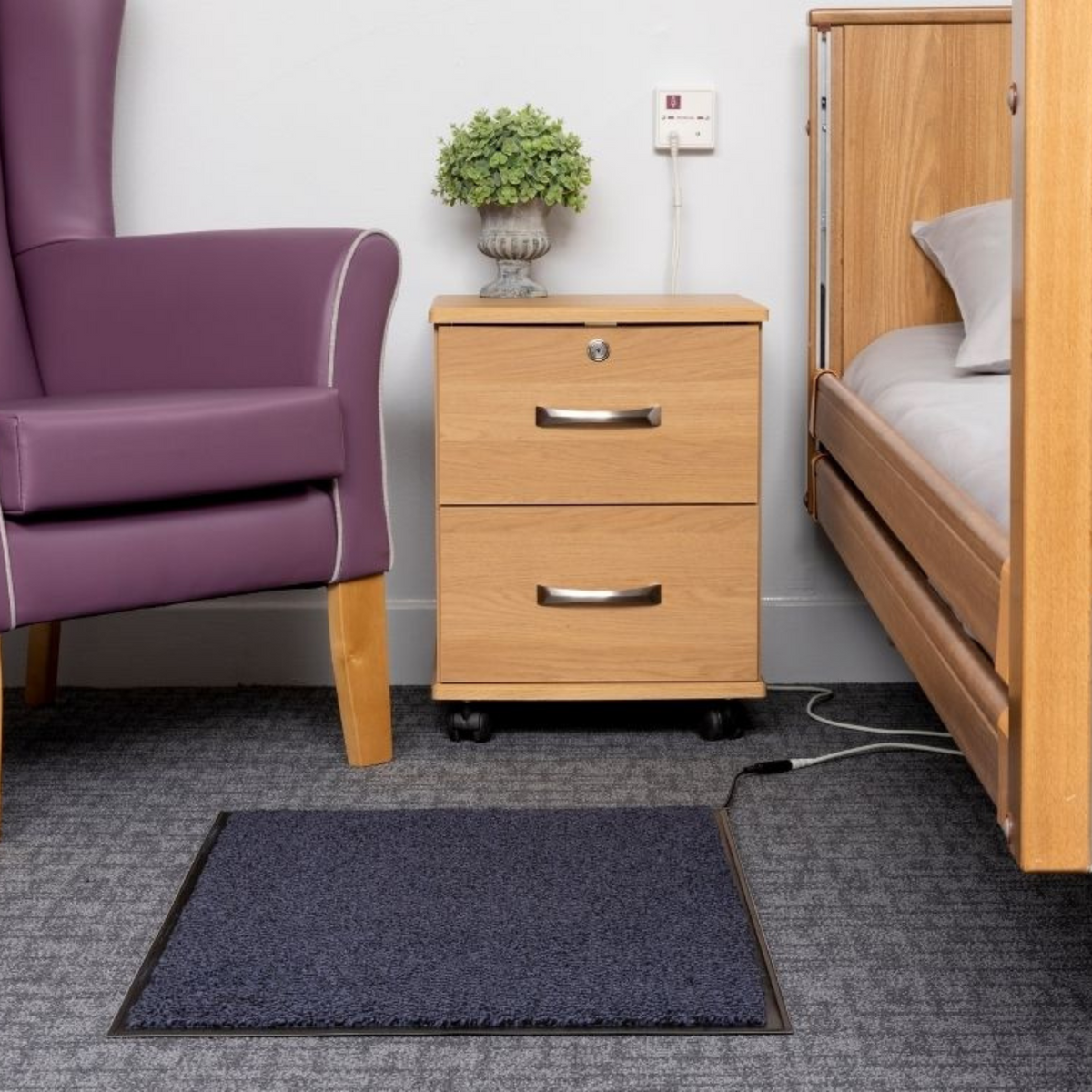 Alertamat | Wired Deluxe Alarm Mat | Patients Safety Sensor Mat - Adapt ...